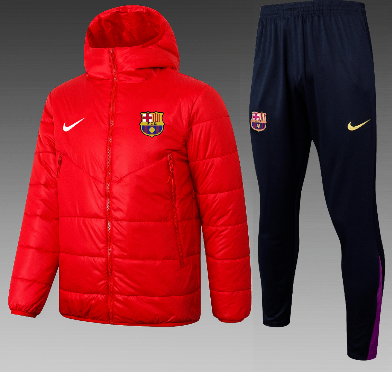 Pantalon et Doudoune Barcelone