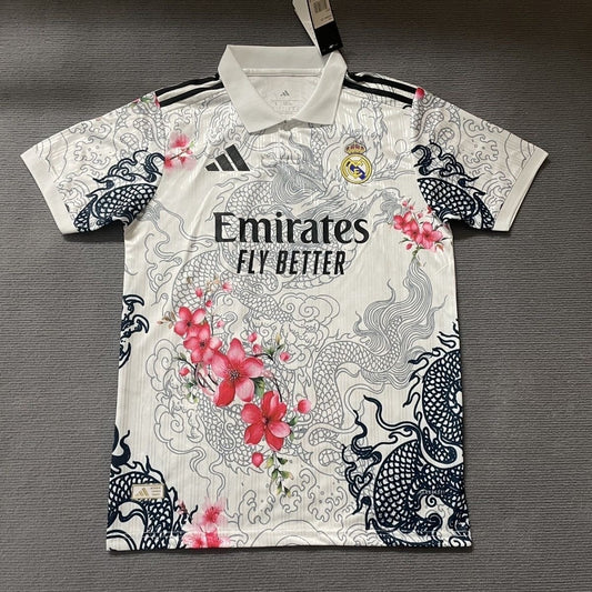 Maillot Real Madrid Édition Spéciale Dragon & Fleur