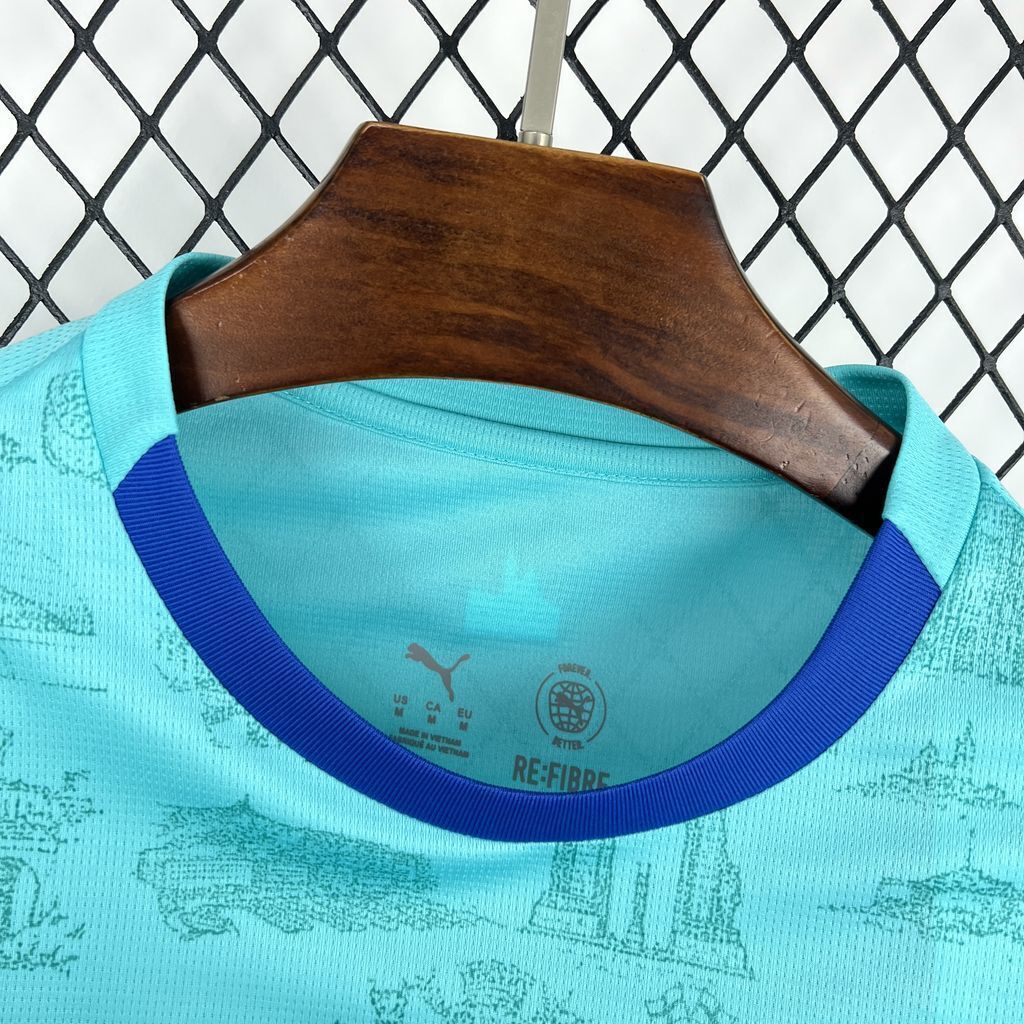 Maillot Gardien Marseille Bleu 2025-26