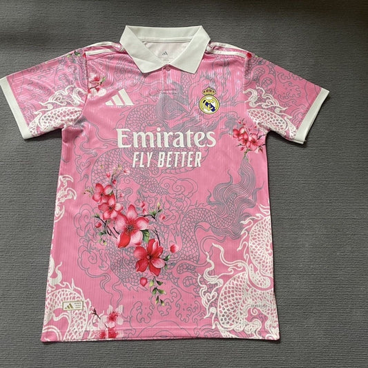 Maillot Real Madrid Édition Spéciale Dragon & Fleur — Rose